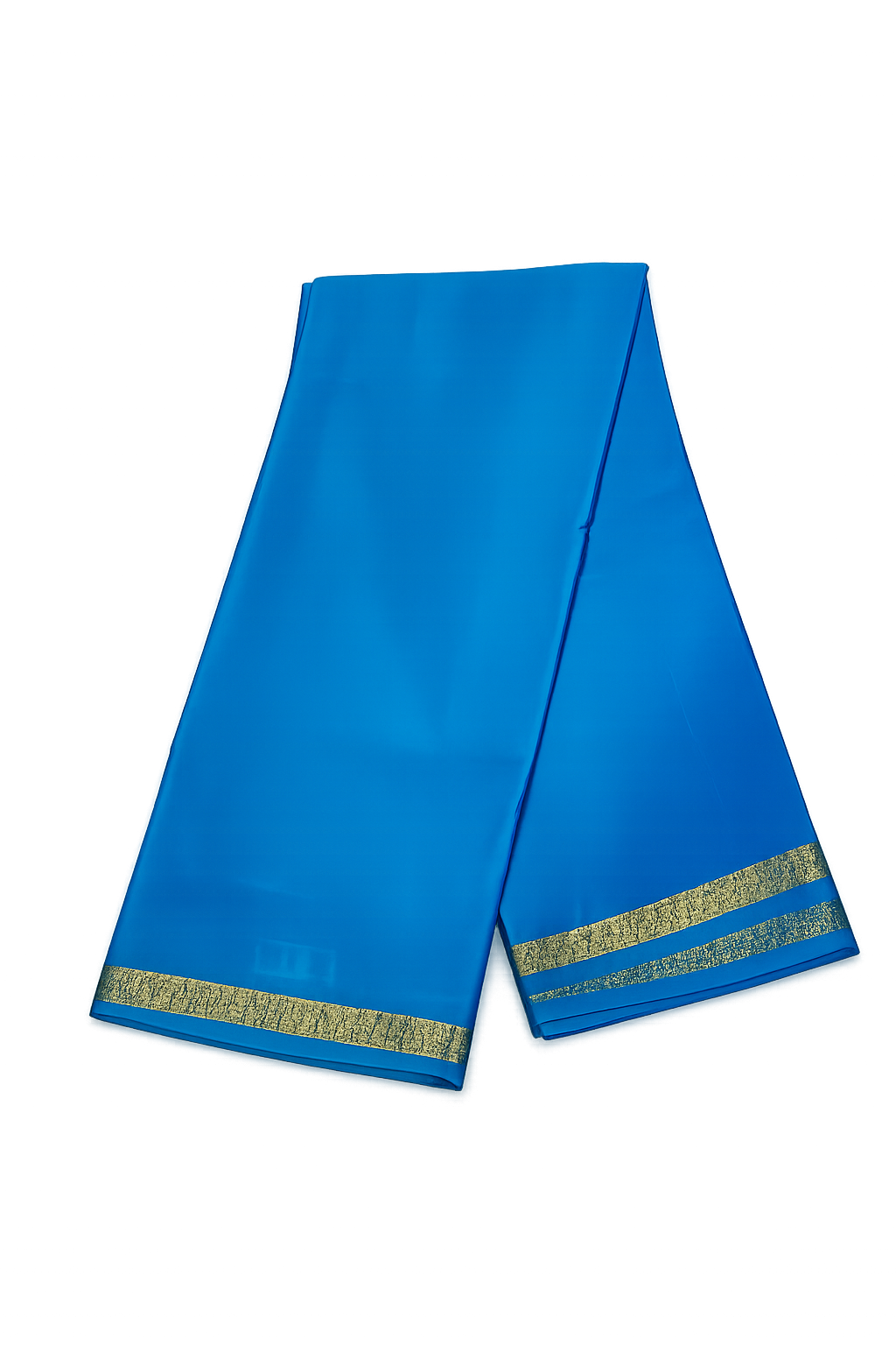 Pure Crepe Silk Saree for Women |Ananda | 1-Inch Gold Zari Border | Waterproof | Elegant Traditional Wear